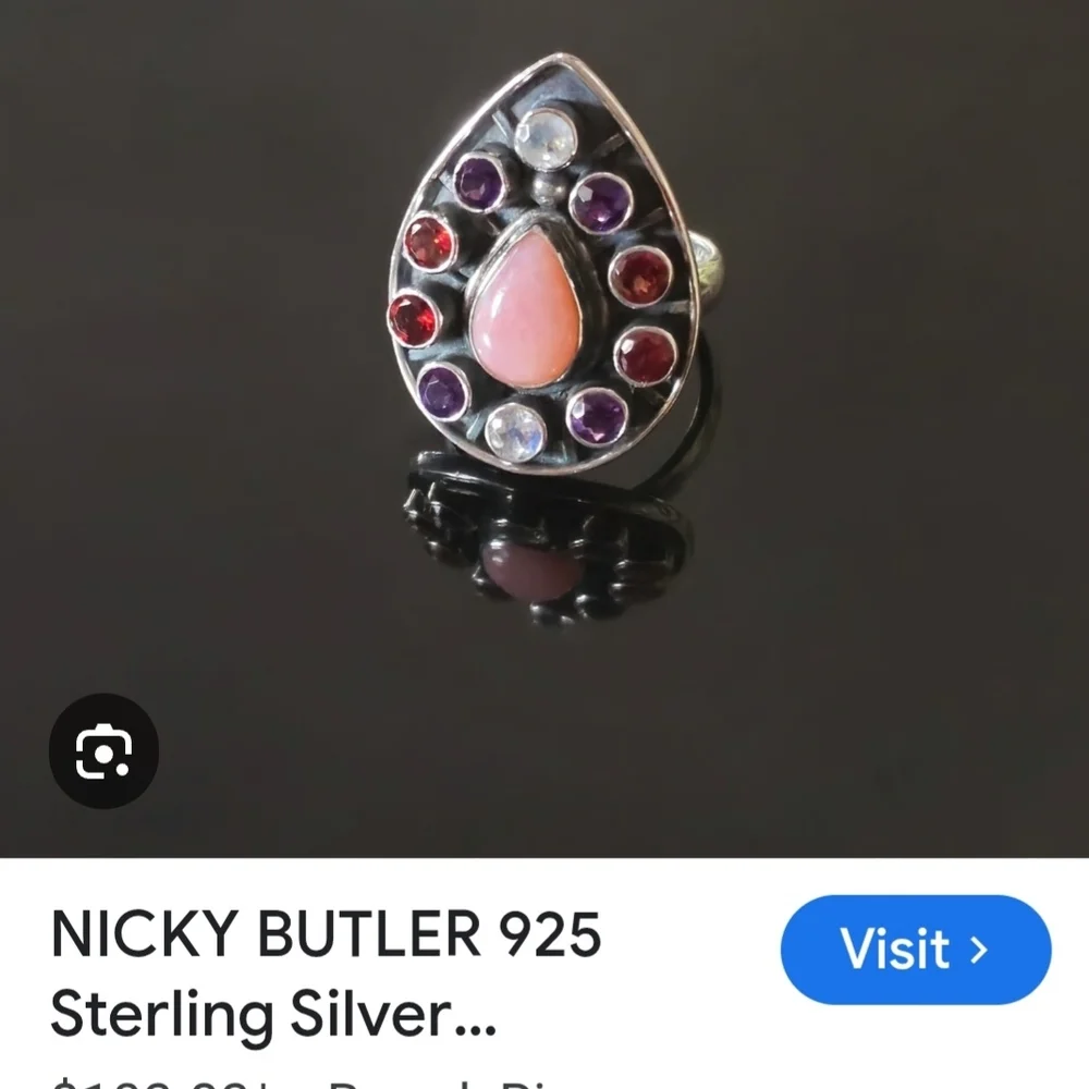 Nicky Butler Silver Ring Sizer with Black Grip
